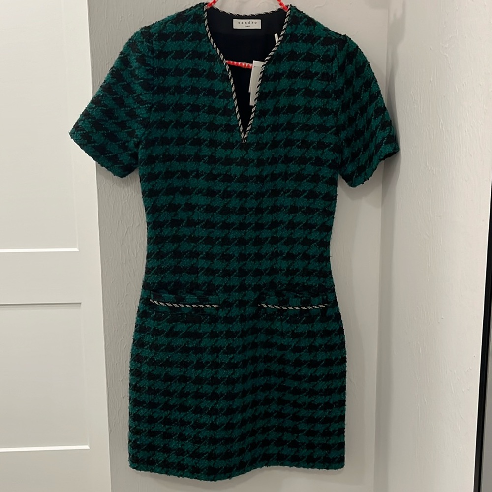 Sandro Clyo Tweed Dress